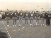 Real Zaragoza<BR>  Zubero, Anadn, Lis, Querol, Bruen II, Vizcarra, Qulez y Moreno (Entrenador)