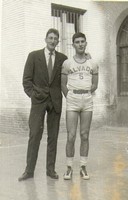 Juanjo Moreno y Maorad 'el che', un figura para su época, entrenador y jugador del equipo Juvenil, Campeón de Aragón.