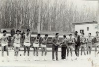 El equipo del Canoe y el de Helios, formado por: Vicente Lorente, Hukaby, ?, Eduardo Sainz y Lorenzo Alocén
